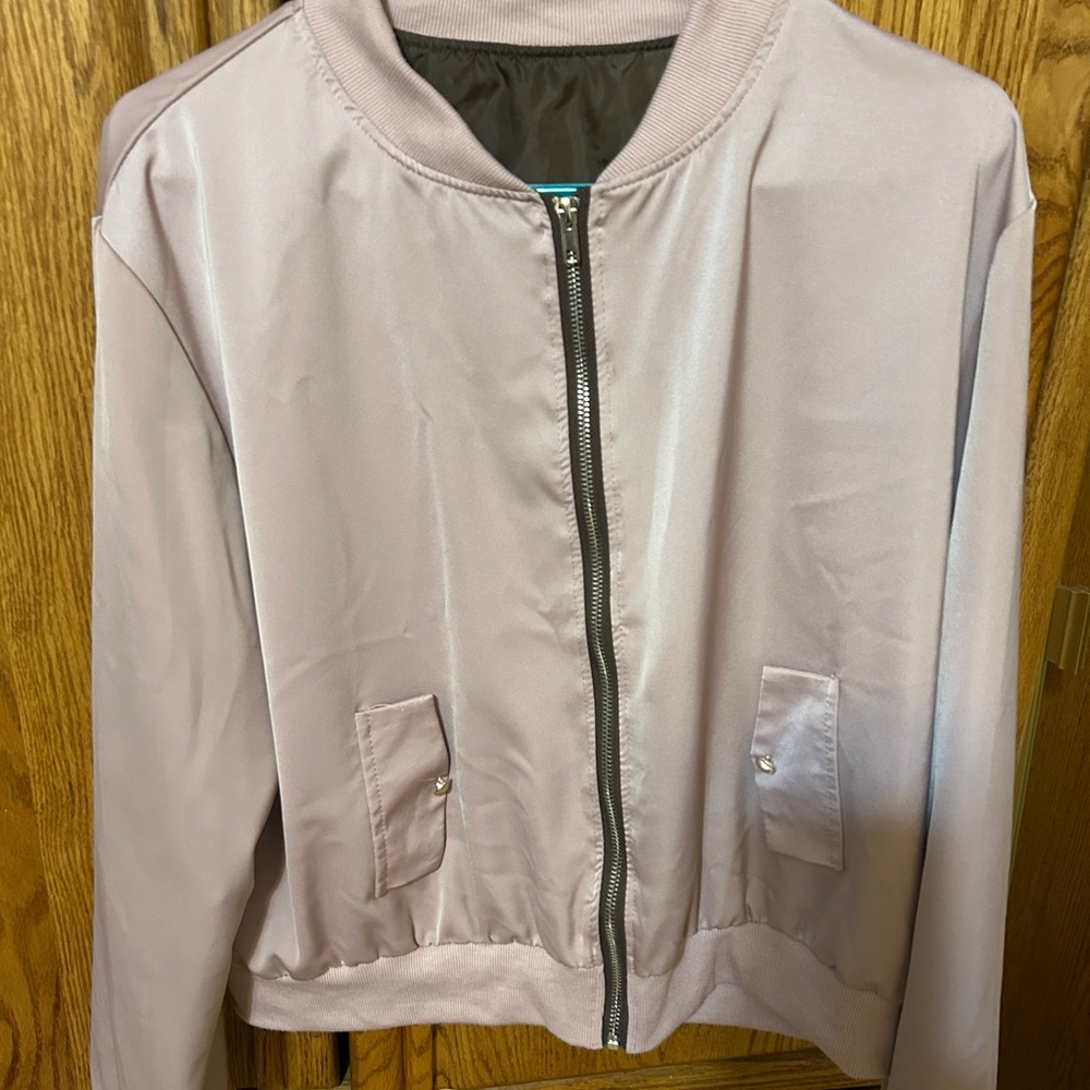 Silky, Mauve, Light weight jacket